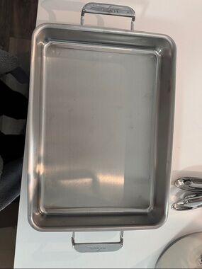 All-Clad Stainless Baking Pan with Handles